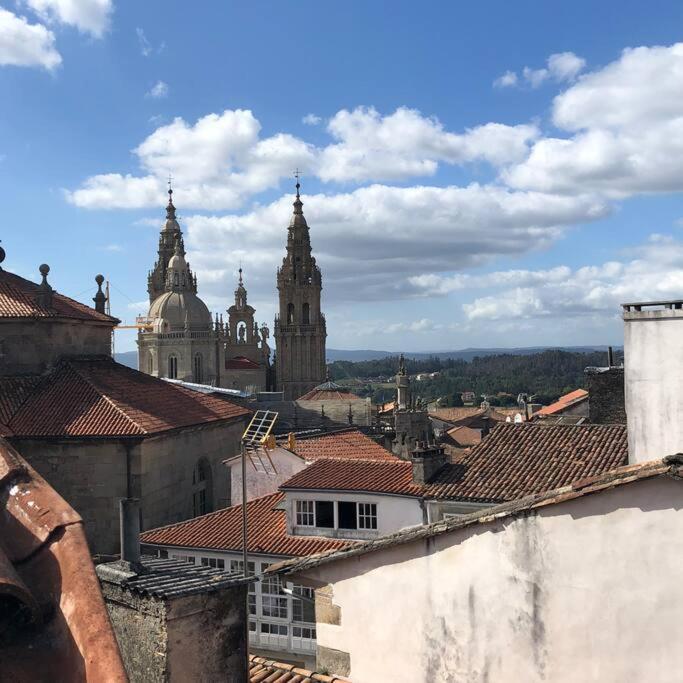 Atico Casco Antiguo En Plaza Cervantes Santiago de Compostela Eksteriør bilde