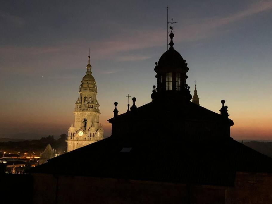 Atico Casco Antiguo En Plaza Cervantes Santiago de Compostela Eksteriør bilde
